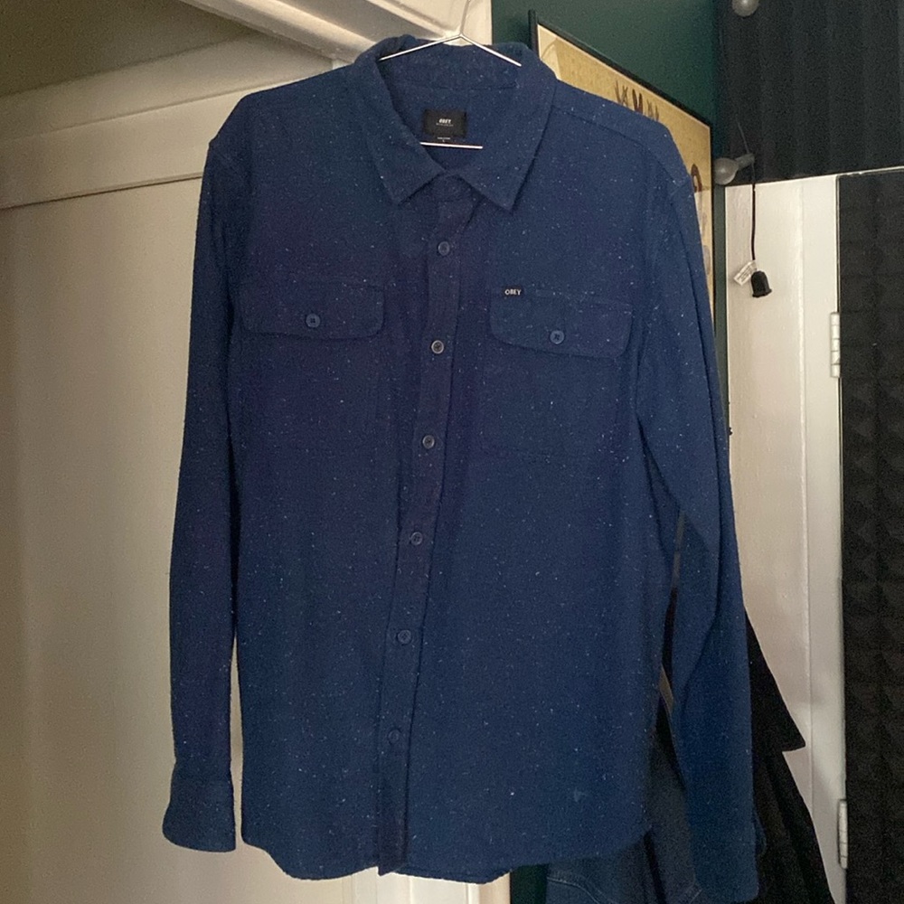 obey heavyweight flannel